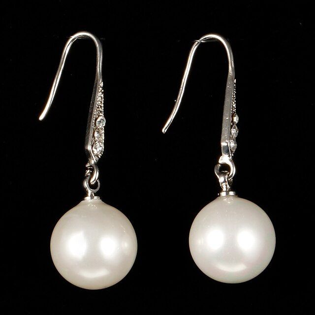  Women's White Pearl Drop Earrings Earrings Fashion Earrings Jewelry For Daily