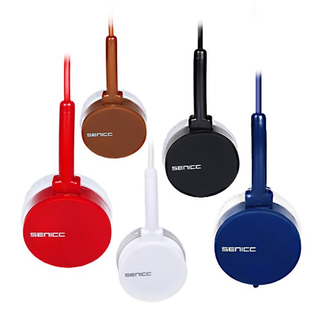  SENICC IC2 Fone de ouvido 3.5mm elegante com Remote para iPhone, Samsung, HTC, iPod
