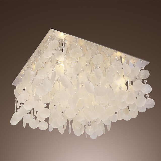  4-Light 50 cm (20 inch) Kristal Plafond Lampen Goud Modern eigentijds 110-120V / 220-240V / E12 / E14