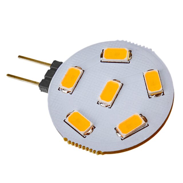  SENCART 1db 2.5 W LED szpotlámpák 120-150 lm G4 6 LED gyöngyök SMD 5730 Meleg fehér Hideg fehér 12 V