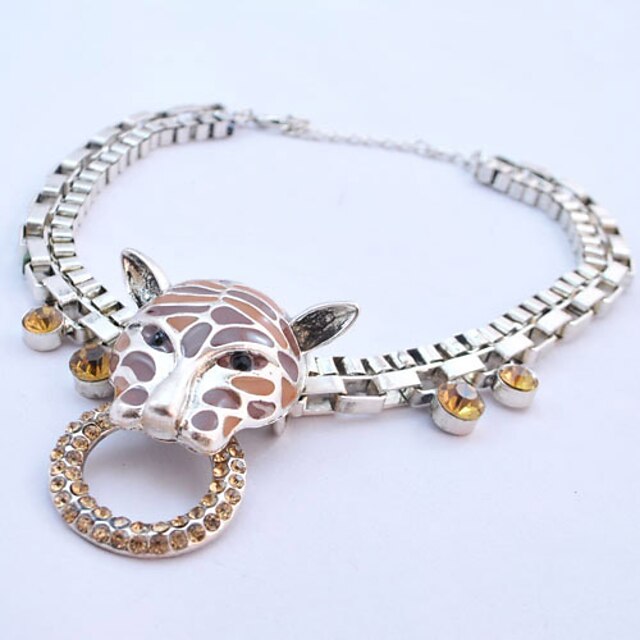  Dámská Tiger Head náhrdelník