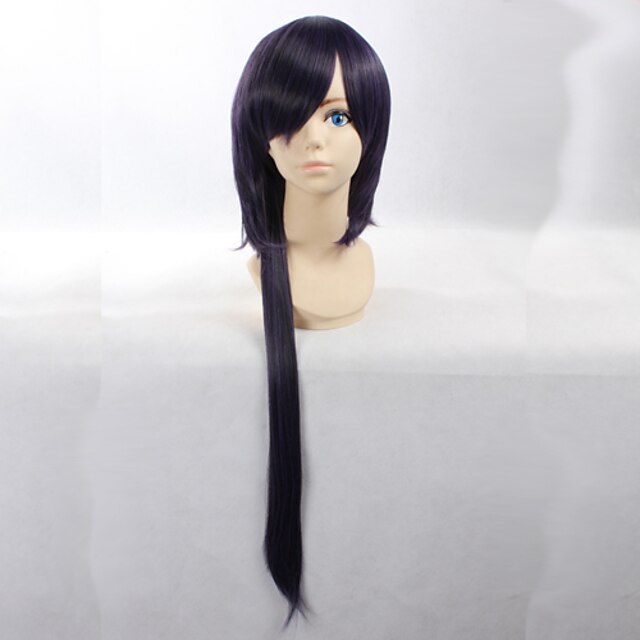  Cosplay Wigs Cosplay Hajime Saito Purple Medium Anime/ Video Games Cosplay Wigs 70 CM Heat Resistant Fiber Male