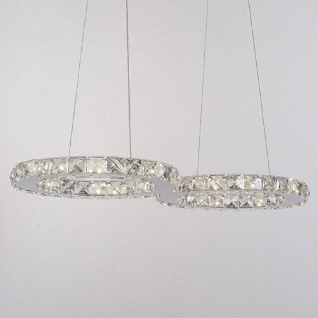  SL® 30 cm (12 inch) Kryształ Lampy widzące Metal Chrom Współczesny współczesny 110-120V / 220-240V