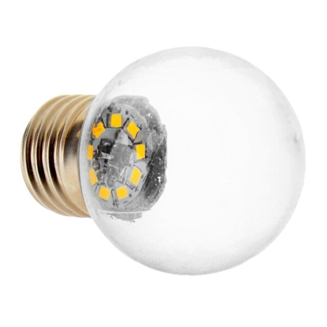  1.5W E26/E27 LED-bollampen 9 SMD 2835 90-150 lm Warm wit AC 220-240 V