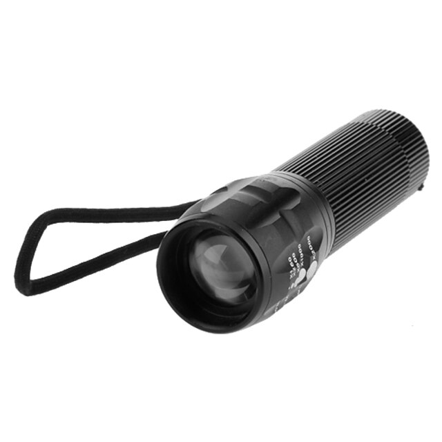  LED Flashlights LED 1 بواعث 200 lm 3 إضاءة الوضع زوومابلي, Adjustable Focus Camping / Hiking / Caving, Everyday Use, أخضر