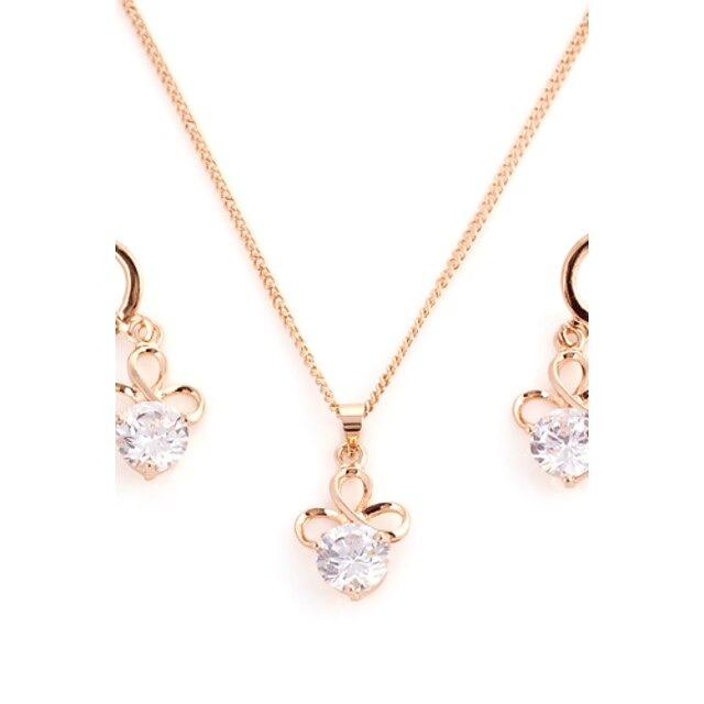  Sady šperků luxusní šperky Štras Umělé diamanty Slitina Náhrdelníky Küpeler Pro Párty Denní Svatební dary