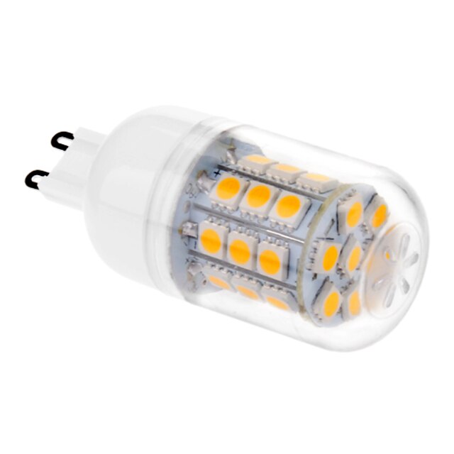  1pc 3.5 W 200-250 lm G9 LED Corn Lights T 31 LED Beads SMD 5050 Warm White 220-240 V