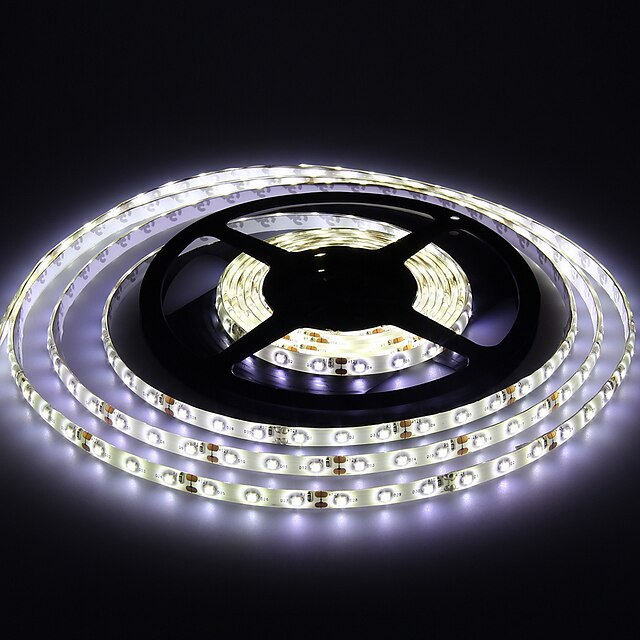  ZDM® 5m Fâșii de Iluminat 300 LED-uri SMD 2835 Alb Cald / Alb Rece Rezistent la apă / Ce poate fi Tăiat / Decorativ 12 V 1 buc