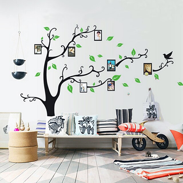  Botanical Wall Stickers Plane Wall Stickers Photo Stickers,Self-adhesive Plastic Material Washable / Removable Home Decoration Wall Decal