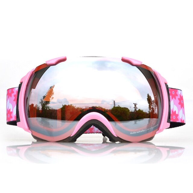  BASTO Baby-Rosa-Brillen Rot Sensor-Spiegel-Objektiv Schnee googgles