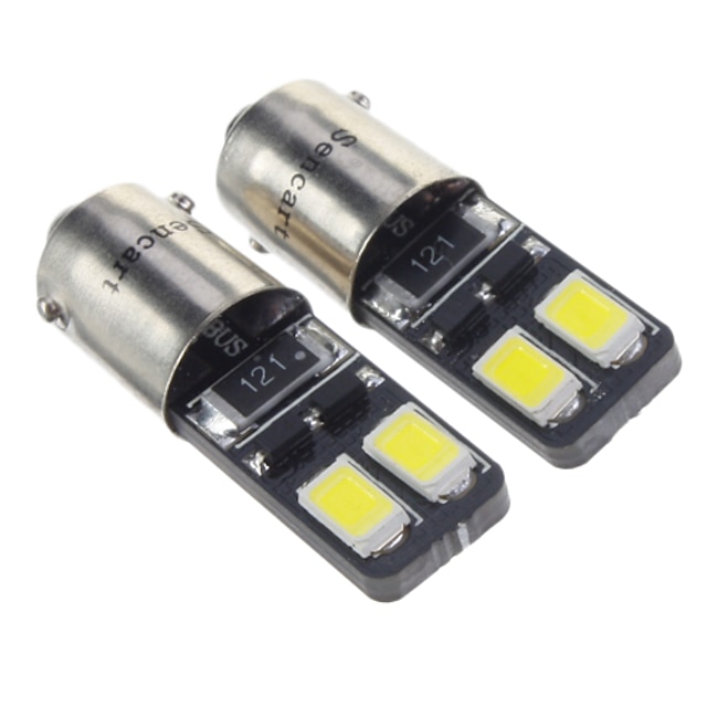  2 buc Mașină LED Luminile de margine laterale BAX9S Becuri 90 lm SMD 5630 1.5 W 6500 k 4 Pentru