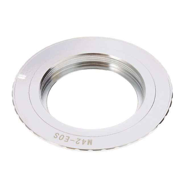  M42-EOS Camera Lens Adapter Ring (Silver)