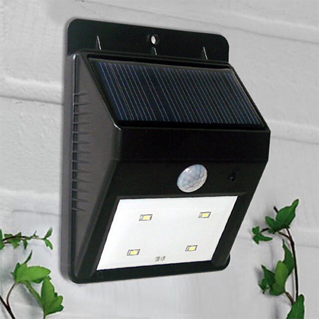  ソーラー4 LED PIRセンサー屋外ライト(CIS-57164)