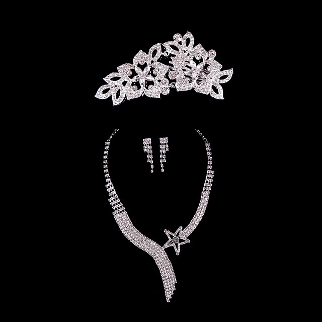  Women's Jewelry Set Earrings Necklace Tiaras - Regular Others For Wedding Party Special Occasion Anniversary Birthday Engagement Gift