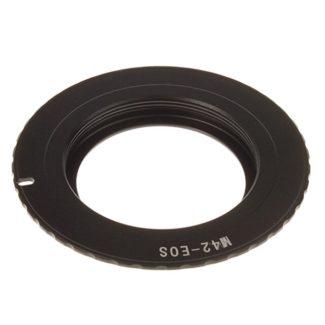  M42-EOS Objektiv fotoaparátu adaptér kroužek s třetí generace čipu (Black)