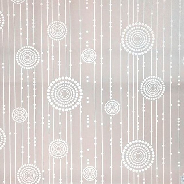  euro retro circles bead window film 1 rroll