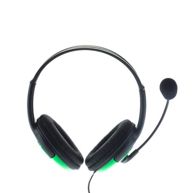  Premium Edition Microphone Headphone Set for Xbox 360 (Green)