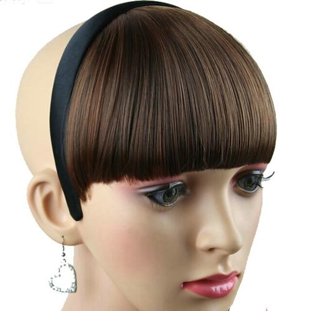  high quality synthetic 5 inch hairpiece with hair band 3 colors available