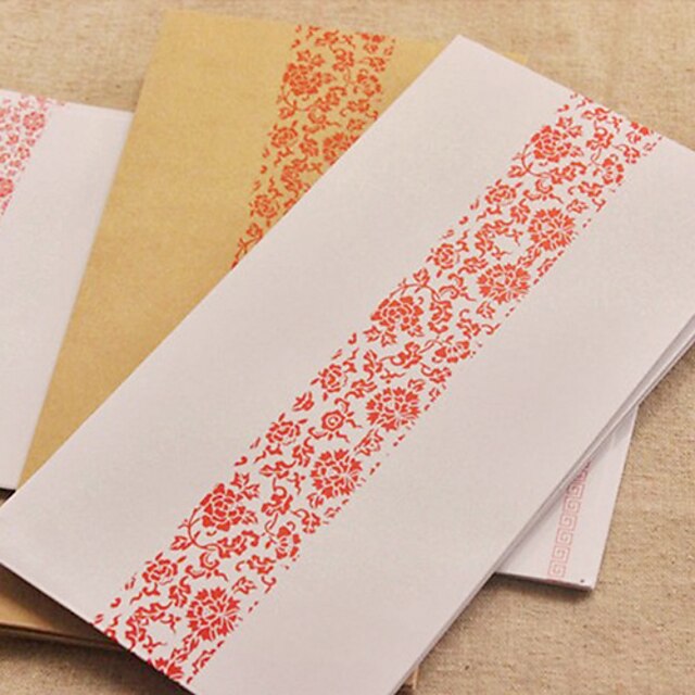  Wedding Invitations 12 - Others / Invitation Cards Classic / Floral Style Material 21.5*11.5 cm Flower