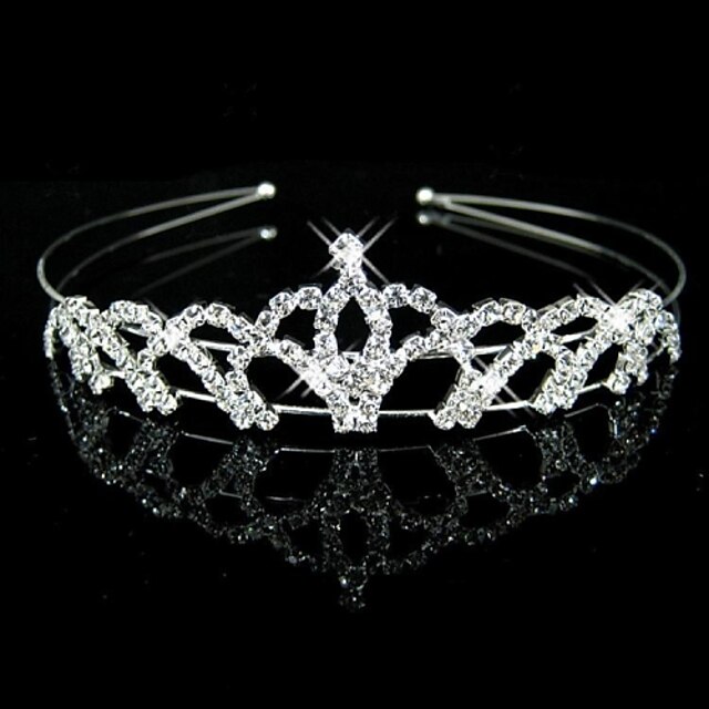  Cristal / Ștras / Material Textil Diademe / Banderolele cu 1 Nuntă / Party / Seara Diadema