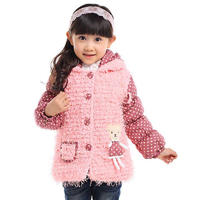 Girl's Cotton Jacket & Coat , Winter Long Sleeve 2023 - US $47.99