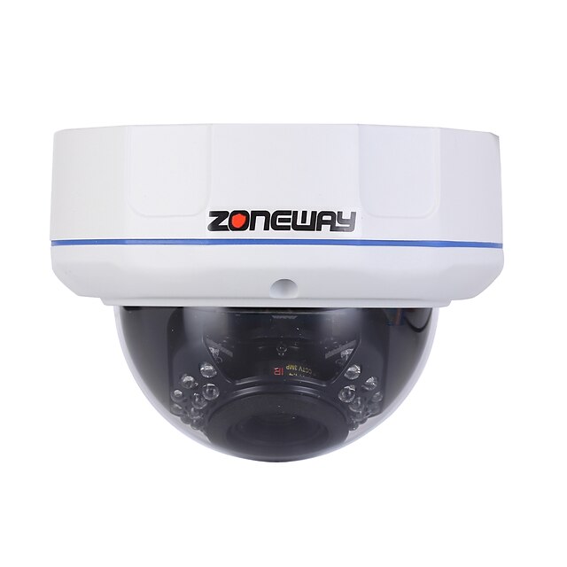  ZONEWAY 2.0 MP Outdoor with Day Night IR-cut Day Night Motion Detection Dual Stream Remote Access Waterproof IR-cut Plug and play) IP