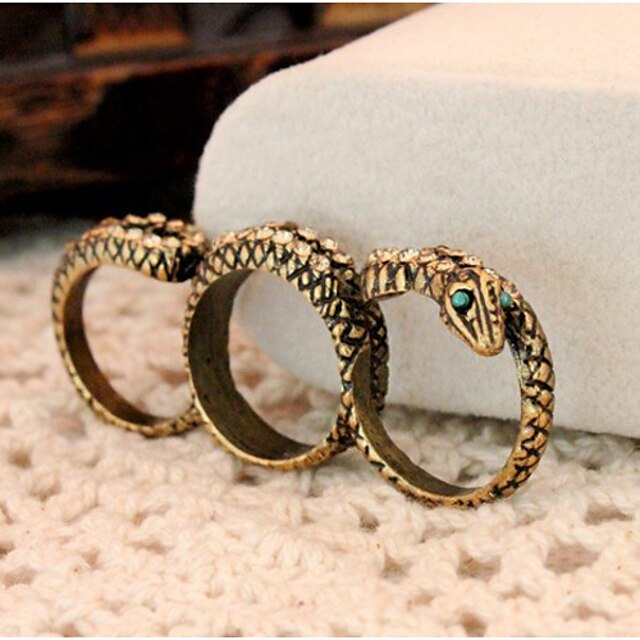  BBL женская три пальца круг модно элегантный кольцо