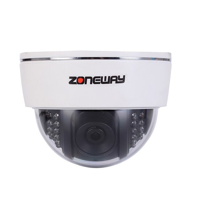  zoneway® 2.0 mp dome vnitřní s denní noční i-cut den noční detekce pohybu dual stream ir-cut plug and play)