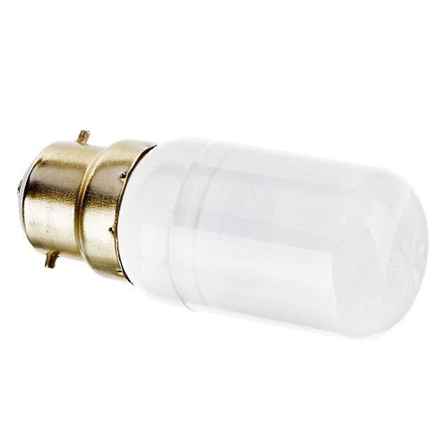  1db 1 W LED szpotlámpák 70-90 lm B22 6 LED gyöngyök SMD 5730 Meleg fehér 220-240 V