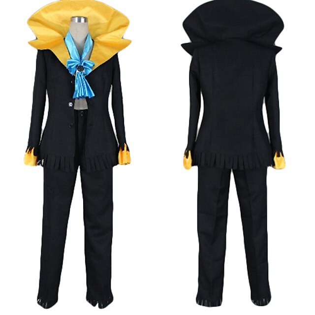  Inspired by One Piece Brook Anime Cosplay Costumes Japanese Cosplay Suits Color Block Coat Pants Tie For Men's