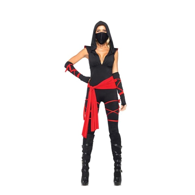  Ninja Cosplay Costume / Party Costume Women's Halloween / Carnival Festival / Holiday Halloween Costumes Color Block