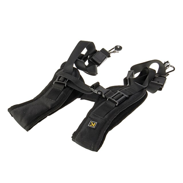  K-D-2-Schulter-Streifen für Kamera / Camcorder (Schwarz)