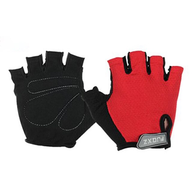  FJQXZ Guantes de Ciclismo Transpirable A prueba de resbalones Reductor del Sudor Protector Guantes de Dedos Cortados Guantes Deportivos Ciclismo de Montaña Rojo para Adulto Al Aire Libre