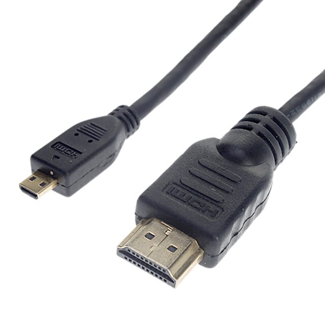 Kabel HDMI do Mirco kablem HDMI (czarny)