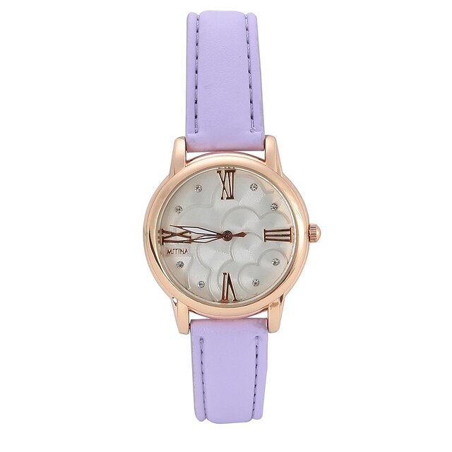  Personalized Gift Watch, Analog Japanese Quartz Watch with PU Leather Case Material PU Band Casual Watch / Fashion Watch / Wrist Watch Water Resistance Depth