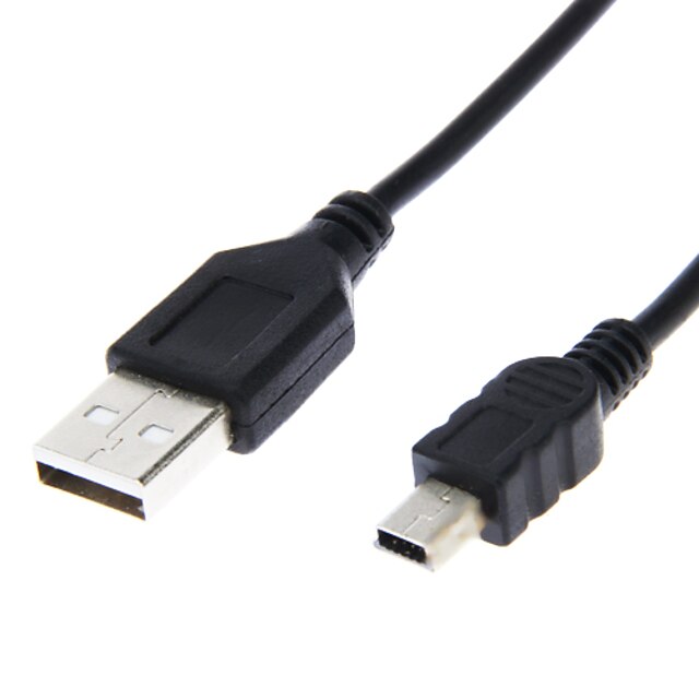  USB 2.0 Macho para Mini USB 2.0 cabo Masculino (0.2m)