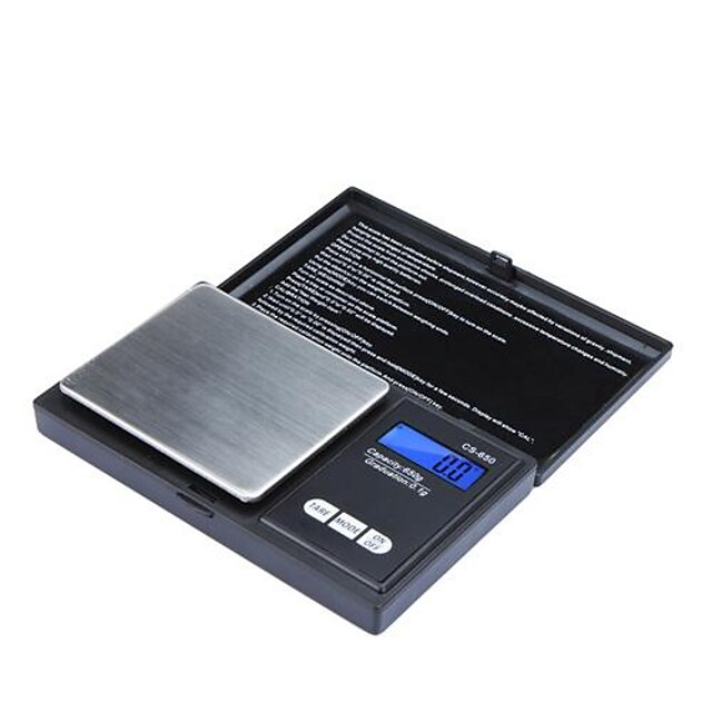  Vysoká přesnost Mini Electronic Digitální kapesní váha Šperky Vážení Balance Portable 650g/0.1g
