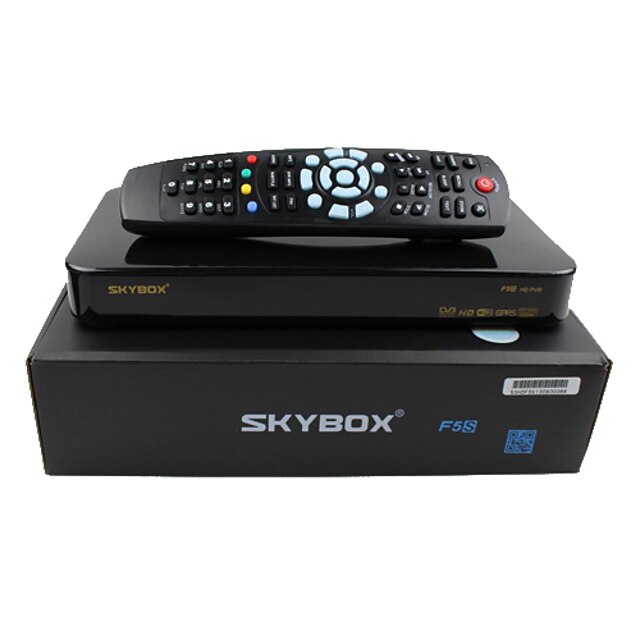  Skybox F5S Dual-Core CPU Hd1080P Pvr Satellite Receiver Vfd Display Support USB Wifi External Gprs