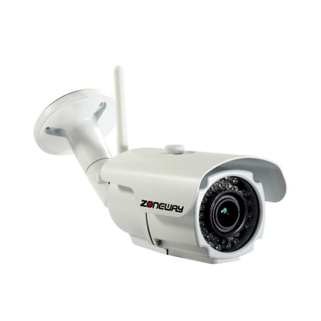  ZONEWAY 2.0 MP חוץ with יום לילה IR-cut גלאי תנועה Dual Stream גישה מרחוק עמיד במים IR-cut חבר ושחק) IP Camera