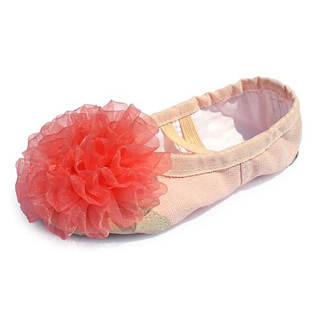  Women's Ballet Shoes / Ballroom Shoes Canvas Flat Non Customizable Dance Shoes Pink / Fuchsia