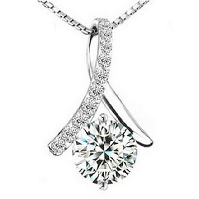  elegantní střapce dámské slivery ze slitiny náhrdelník (1 ks) elegantní styl