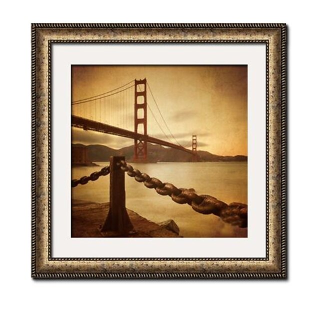  Architecture Framed Canvas / Framed Set Wall Art,PVC Golden Mat Included With Frame Wall Art