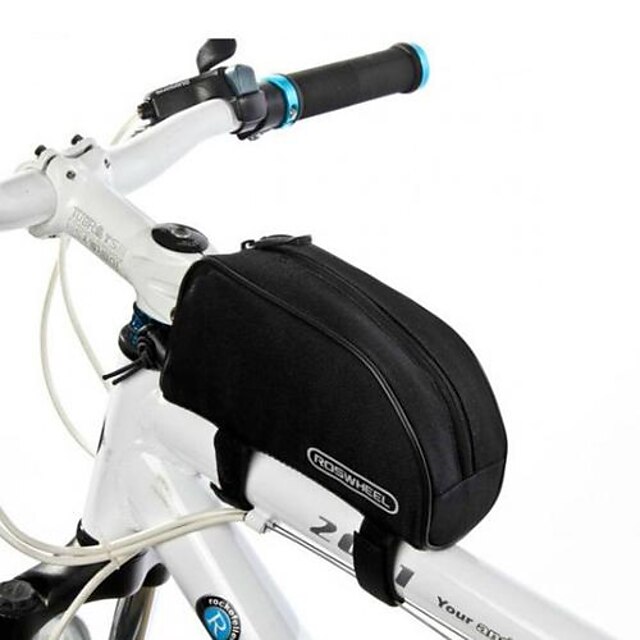 1.5 L Taske til stangen på cyklen Top Tube Bag Reflekterende Vandtæt Påførelig Cykeltaske 600D polyester Cykeltaske Cykeltaske Cykling / Cykel