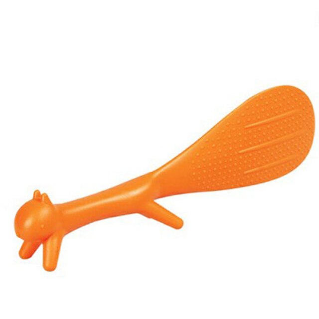  Cute Kitchen Novelty Nom-stick  Squirrel Rice Spoon Paddle Scoop Random Color 
