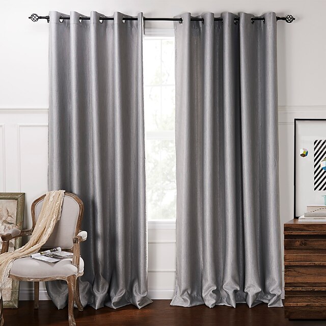  Custom Made Blackout Blackout Curtains Drapes Two Panels 2*(42W×96