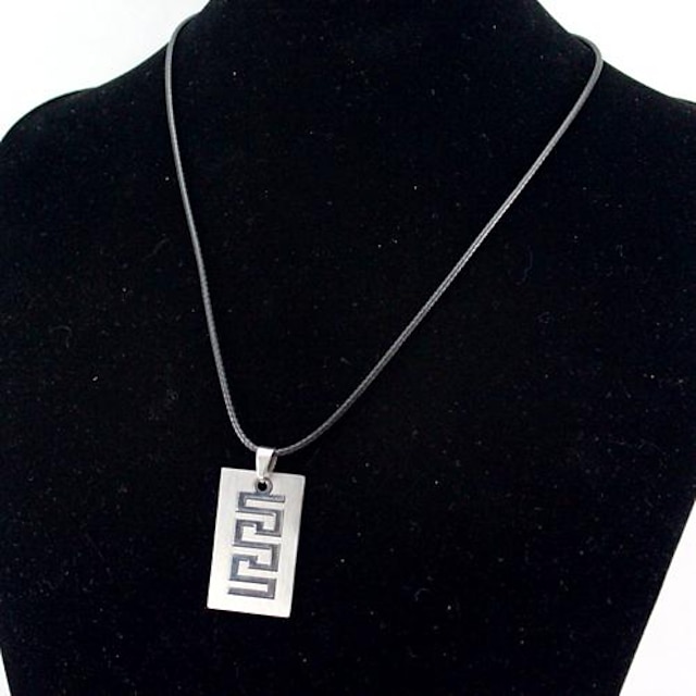  Men's Pendant Necklace - Stainless Steel Unique Design, Fashion Necklace Jewelry For Gift, Daily, Casual