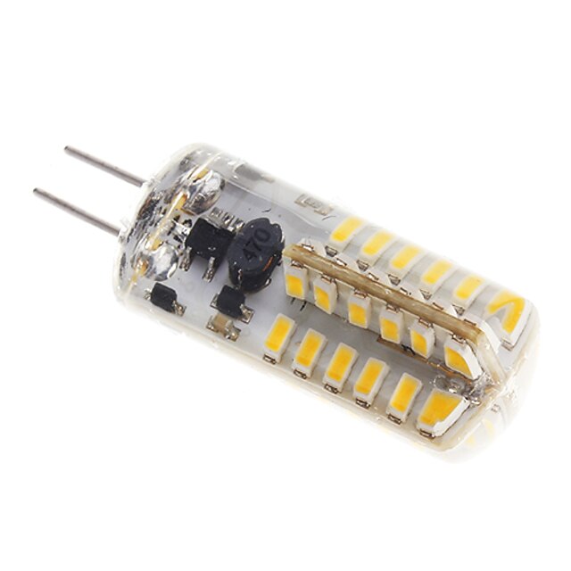  Lâmpadas de Foco de LED 150-170 lm G4 48 Contas LED SMD 3014 Branco Quente 12 V