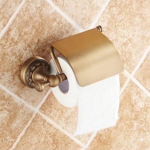  Toilet Paper Holders Traditional Brass 1 pc - Hotel bath