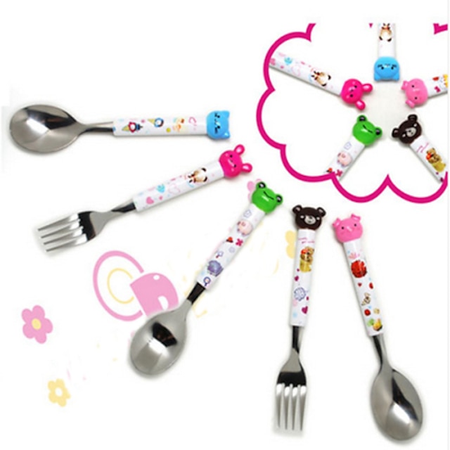  konyhai eszközök Rozsdamentes acél Szeretetreméltő Kreatív Konyha Gadget Mindennapokra Spoon 1db