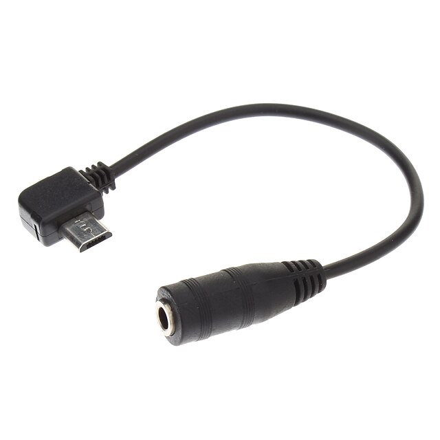   yongwei micro usb 3,5 mm: n sovitinliittimeen USB-kaapeli 5 kpl / paketti